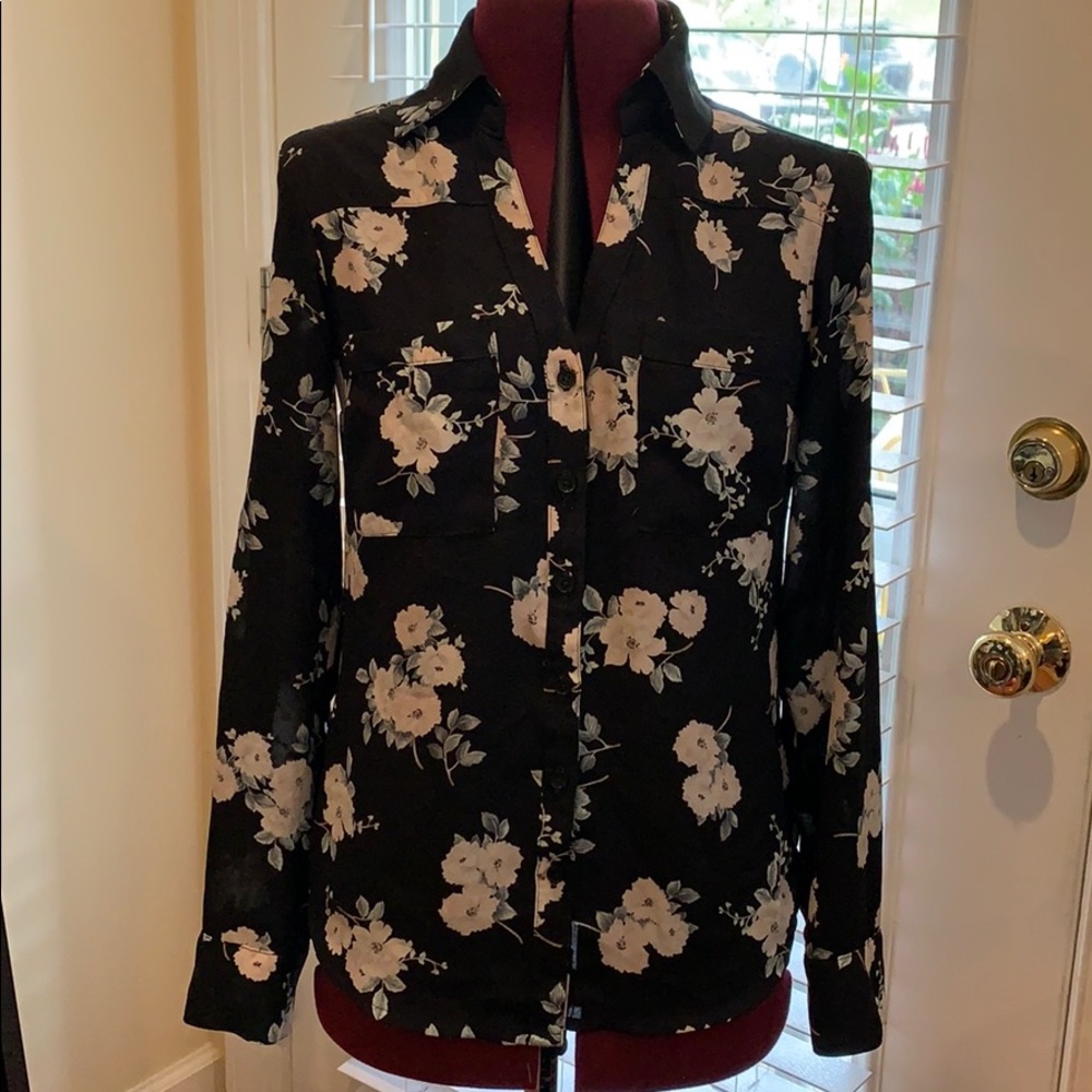 Express portofino floral top